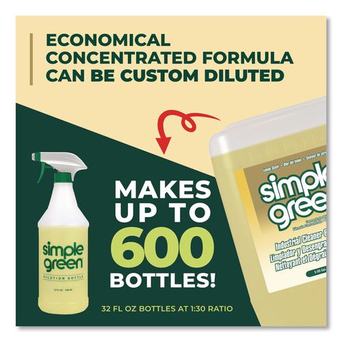 Image of Simple Green® 3000000114005 Industrial Cleaner and Degreaser, Lemon Scent, 5 gal Pail