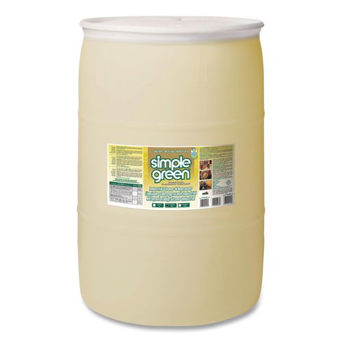 Image of Simple Green® 3000000114055 Industrial Cleaner and Degreaser, Lemon Scent, 55 gal Drum