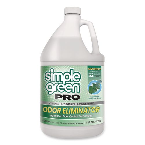 Image of Simple Green® 4210100651128 Pro Odor Eliminator, Eucalyptus Scent, 1 gal Bottle, 6/Carton