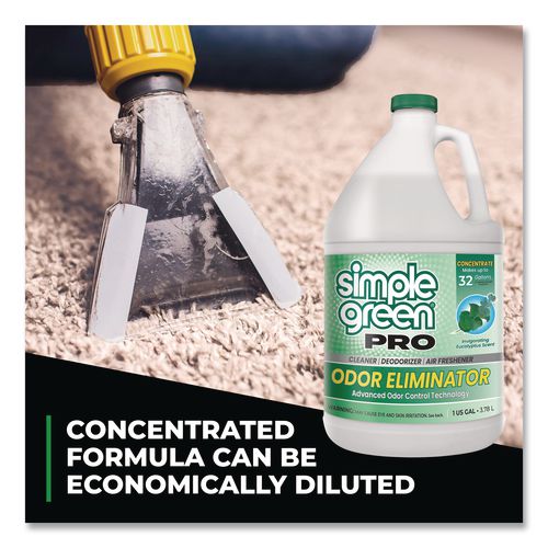 Image of Simple Green® 4210100651128 Pro Odor Eliminator, Eucalyptus Scent, 1 gal Bottle, 6/Carton