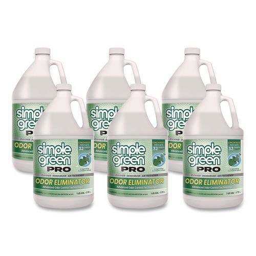 Image of Simple Green® 4210100651128 Pro Odor Eliminator, Eucalyptus Scent, 1 gal Bottle, 6/Carton