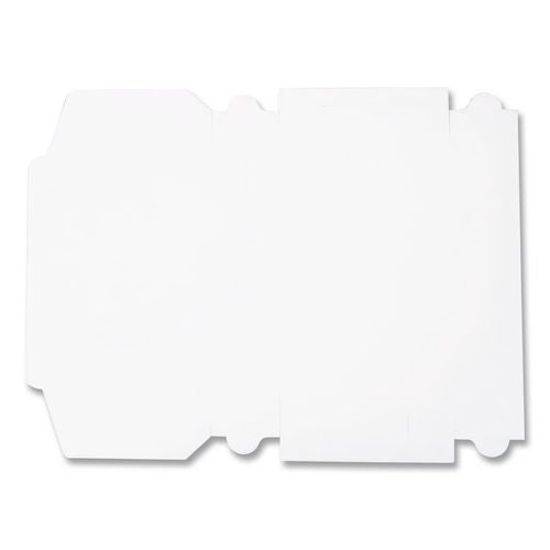 Image of SCT® SCH 1025 White One-Piece Non-Window Bakery Boxes, 1/4-Sheet Cake Box, 14 x 10 x 4, White, Paper, 100/Carton