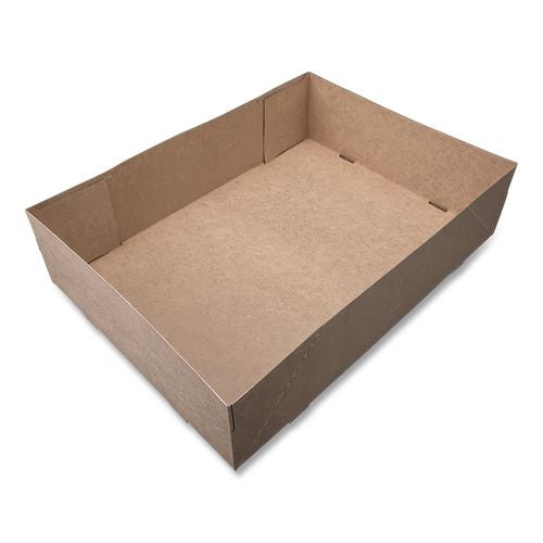 Image of SCT® 1268 Kraft Donut Trays, 13.5 x 9.88 x 3.38, Brown, Paper, 150/Carton