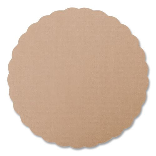 Image of SCT® SCH 1615 Gold Cake Circles, Single Wall Construction, 10" Diameter, Gold, Paper, 200/Carton