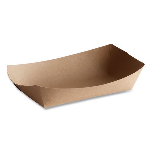 Image of SCT® SCH 0529 Eco Food Trays, 5 lb Capacity, Brown, Paper, 500/Carton