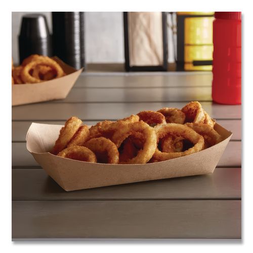 Image of SCT® SCH 0529 Eco Food Trays, 5 lb Capacity, Brown, Paper, 500/Carton