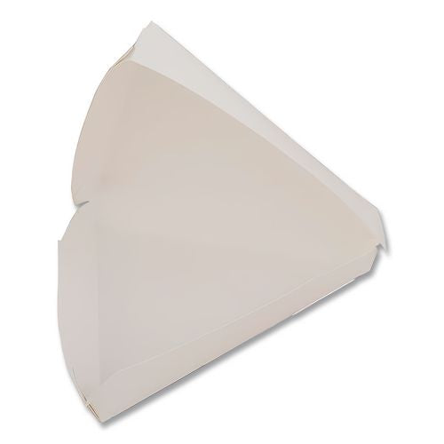 Image of SCT® SCH 0719 White Pizza Clamshells, 9.25 x 9 x 1.69, White, Paper, 400/Carton
