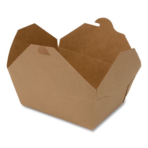 Image of SCT® SCH 0734 ChampPak Carryout Boxes, #4, 7.75 x 5.5 x 3.5, Brown, Paper, 160/Carton