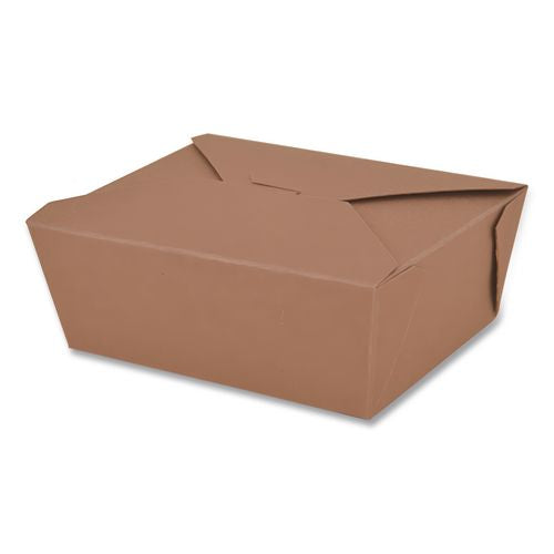 Image of SCT® SCH 0734 ChampPak Carryout Boxes, #4, 7.75 x 5.5 x 3.5, Brown, Paper, 160/Carton