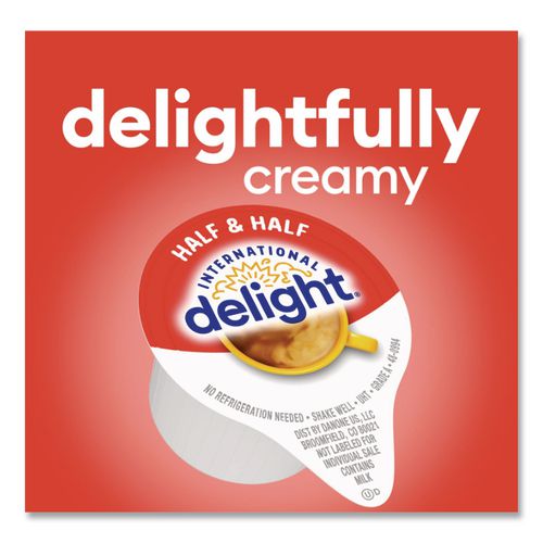 Image of International Delight® UPC102042 Coffee House Inspirations Half and Half, 0.38 oz Mini Cups, 180/Carton