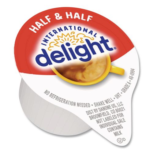 Image of International Delight® UPC102042 Coffee House Inspirations Half and Half, 0.38 oz Mini Cups, 180/Carton
