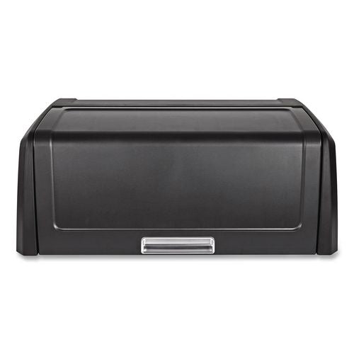 Image of Rubbermaid® Commercial 2202528 Locking Security Hood for Housekeeping Carts, Plastic, Black