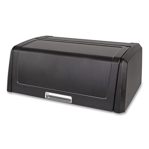 Image of Rubbermaid® Commercial 2202528 Locking Security Hood for Housekeeping Carts, Plastic, Black