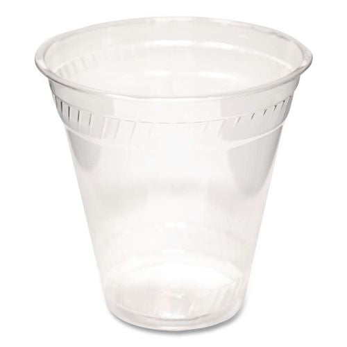 Image of Fabri-Kal® 000000000009509104 Greenware Cold Drink Cups, Squat, 12 oz to 14 oz, Sugarcane, Clear, 1,000/Carton