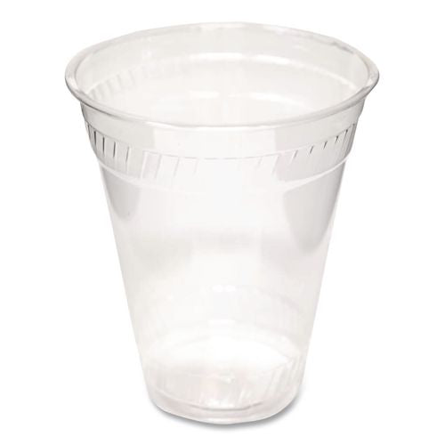 Image of Fabri-Kal® 000000000009509106 Greenware Cold Drink Cups, 16 oz, Sugarcane, Clear, 50/Sleeve, 20 Sleeves/Carton