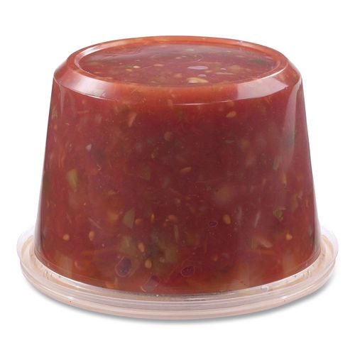Image of Fabri-Kal® 000000000009505466 PolyPro Microwavable Deli Container Lids, Clear, Plastic, 500/Carton