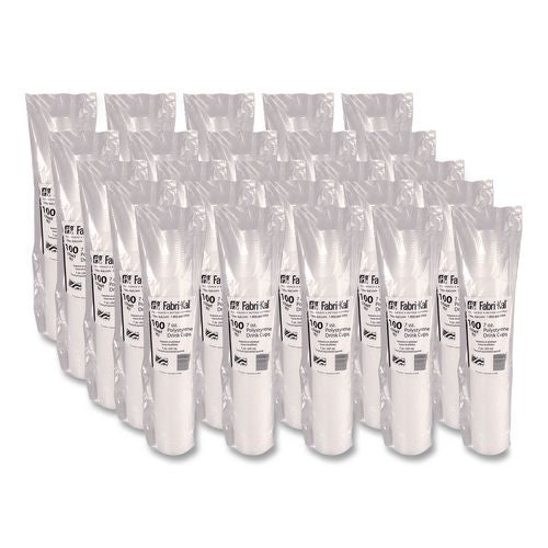 Image of Fabri-Kal® 000000000009508022 RK Ribbed Cold Drink Cups, 7 oz, Plastic, Clear, 100/Bag, 25 Bags/Carton