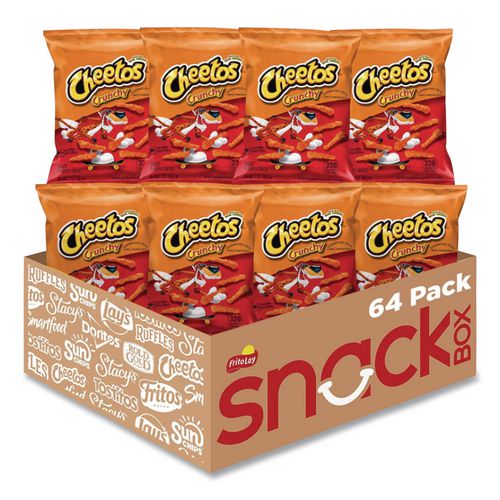 Image of Cheetos® FRI44366 Crunchy Cheese Flavored Snacks, 2 Oz Bag, 64/carton