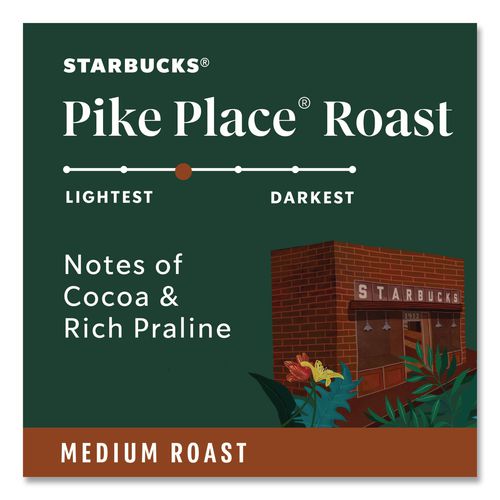 Image of Starbucks® 12434812 Pike Place Coffee K-Cups Pack, 24/box