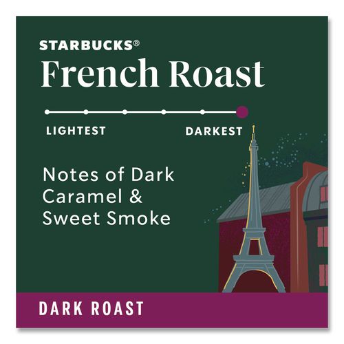 Image of Starbucks® 12434813 French Roast K-Cups, 96/carton