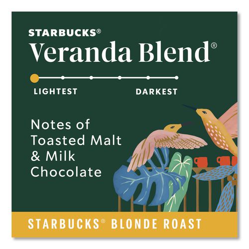 Image of Starbucks® 12434950 Veranda Blend Coffee K-Cups, 24/box, 4 Box/carton