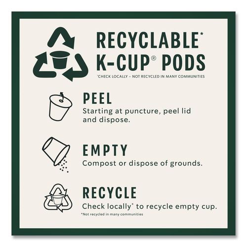 Image of Starbucks® 12434950 Veranda Blend Coffee K-Cups, 24/box, 4 Box/carton
