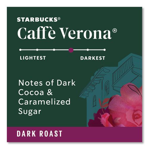 Image of Starbucks® 12434951 Caffe Verona Coffee K-Cups Pack, 24/box, 4 Boxes/carton