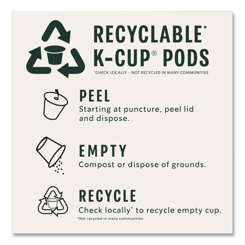 Image of Starbucks® 12434952 Pike Place Decaf Coffee K-Cups, 96/carton