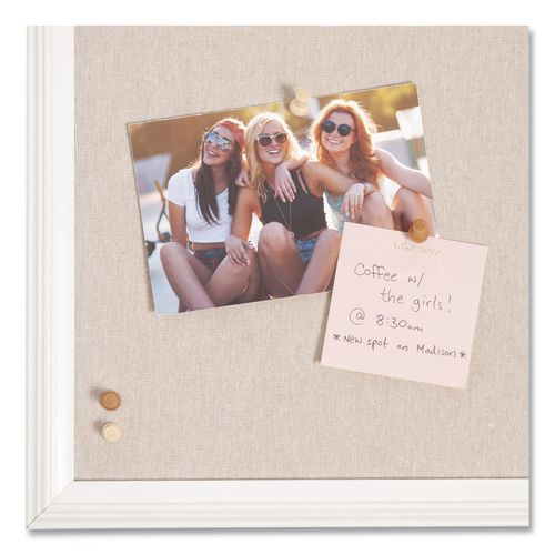 Image of U Brands 3085U06-24 Fashion Push Pins, Wood, Assorted, 0.38", 100/Pack