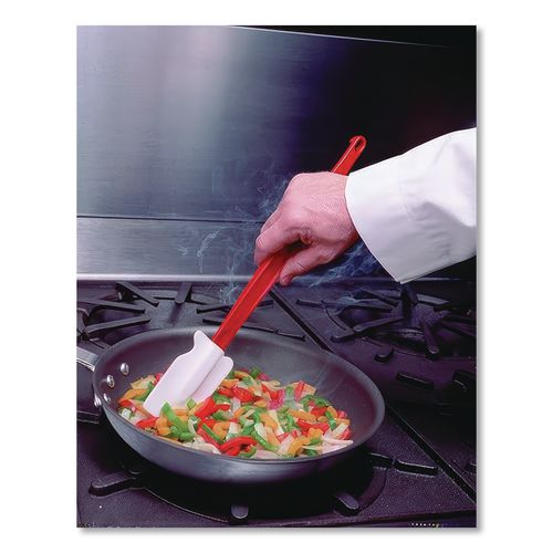 Image of Rubbermaid® Commercial FG1964000000 High-Heat Cook's Scraper, Plastic, 16.5", Red/White