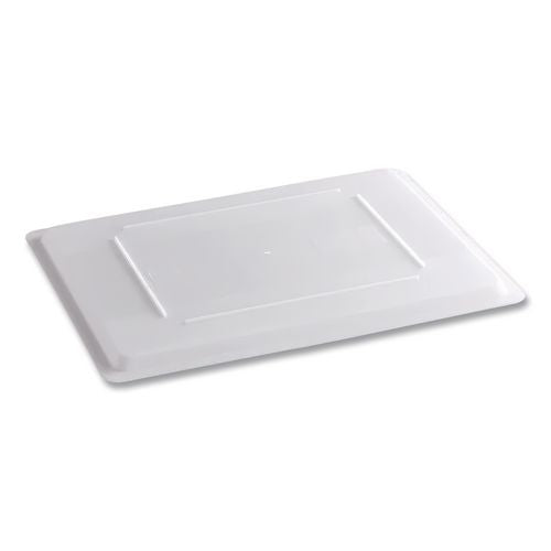 Image of Rubbermaid® Commercial FG350200WHT Food/Tote Box Lids, 26 x 18, White, Plastic