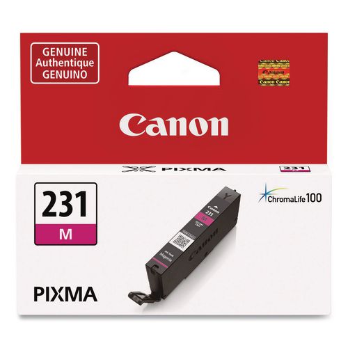 Image of Canon® 6676C001 6676C001 (CLI-231) Ink, 800 Page-Yield, Magenta