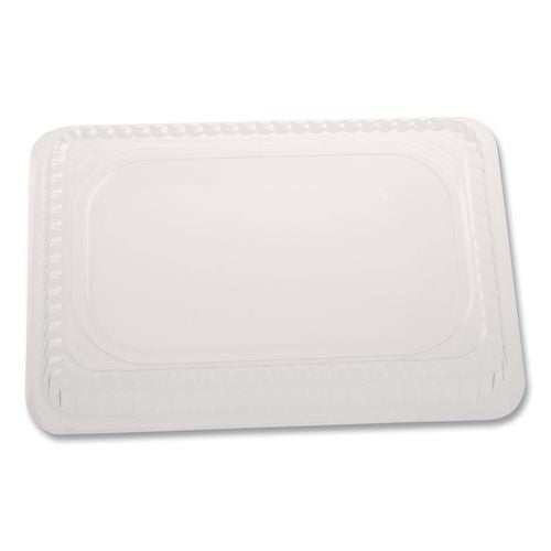 Image of HFA® 2062DL Plastic Dome Lids, Fits Oblong Pans 2061/2062, 8.25 x 5.88, Clear, 500/Carton