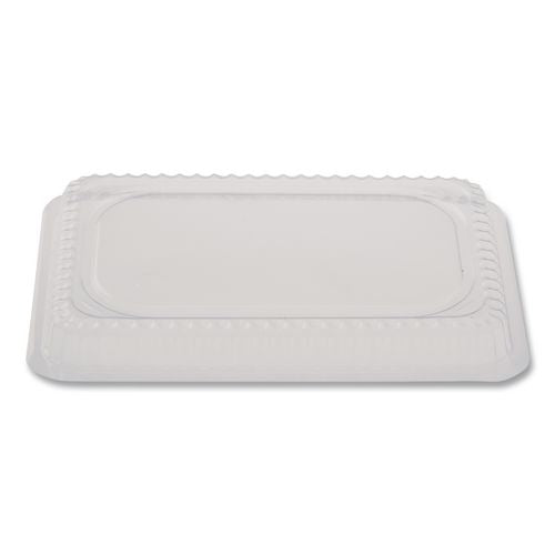 Image of HFA® 2062DL Plastic Dome Lids, Fits Oblong Pans 2061/2062, 8.25 x 5.88, Clear, 500/Carton