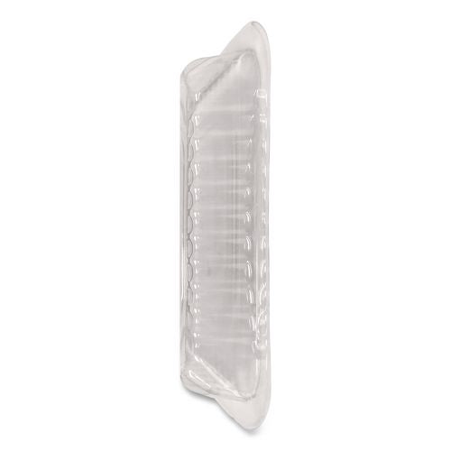 Image of HFA® HFA 2060DL Plastic Dome Lid, Rectangle, Fits 1 lb Oblong Pan 2060, Clear, 500/Carton