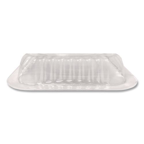 Image of HFA® HFA 2060DL Plastic Dome Lid, Rectangle, Fits 1 lb Oblong Pan 2060, Clear, 500/Carton
