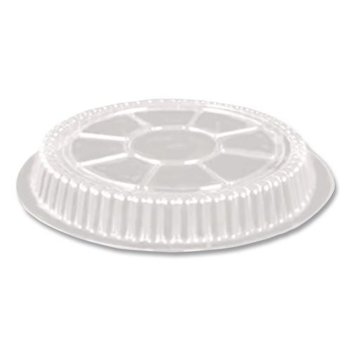 Image of HFA® 2047DL Plastic Dome Lids, Fits Round Pan 2047, 7" Diameter x 0.88" h, Clear, 500/Carton
