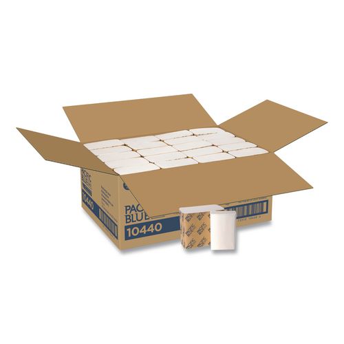 Image of Georgia Pacific® Professional 10440 Tissue for Safe-T-Gard Dispenser, 2-Ply, White, 200 Sheets/Pack, 40 Packs/Carton