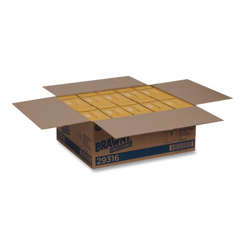 Image of Brawny® Professional 29316 Lightweight Disposable Shop Towels, 9.1 x 12.5, White, 200/Box