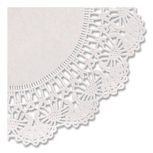 Image of Hoffmaster® 500238 Cambridge Lace Doilies, Round, 10", White, 1,000/carton