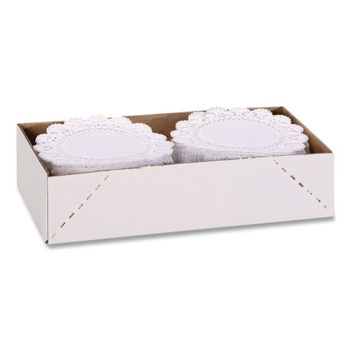 Image of Hoffmaster® 500239 Cambridge Lace Doilies, Round, 12", White, 1,000/carton