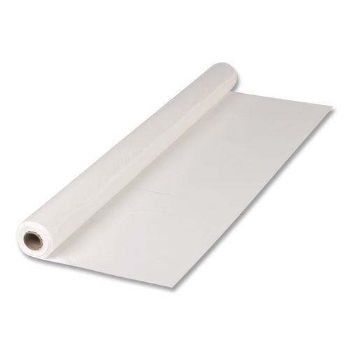 Image of Hoffmaster® 114000 Plastic Roll Tablecover, 40" X 300 Ft, White