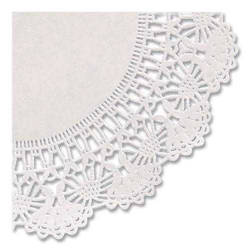 Image of Hoffmaster® 500000 Cambridge Lace Doilies, Round, 4", White, 10,000/Carton