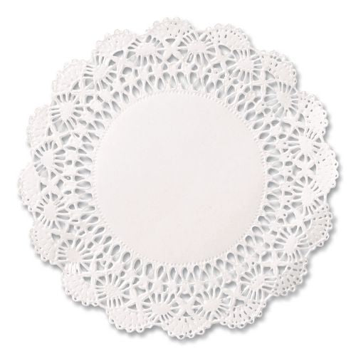 Image of Hoffmaster® 500000 Cambridge Lace Doilies, Round, 4", White, 10,000/Carton