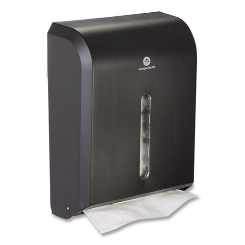 Image of Georgia Pacific® Professional 56650A Dispenser For Combi-Fold C-Fold/multifold/bigfold Towels, 12.3 X 6 X 15.5, Black