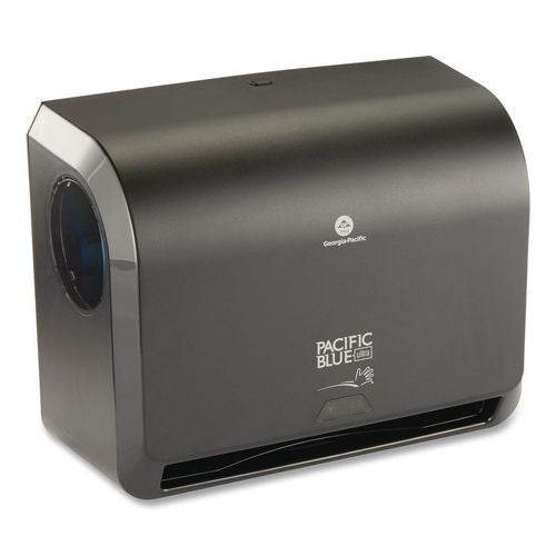 Image of Georgia Pacific® Professional 54518 Pacific Blue Ultra Mini Paper Towel Dispenser, 14.56 X 7.38 X 11.56, Black