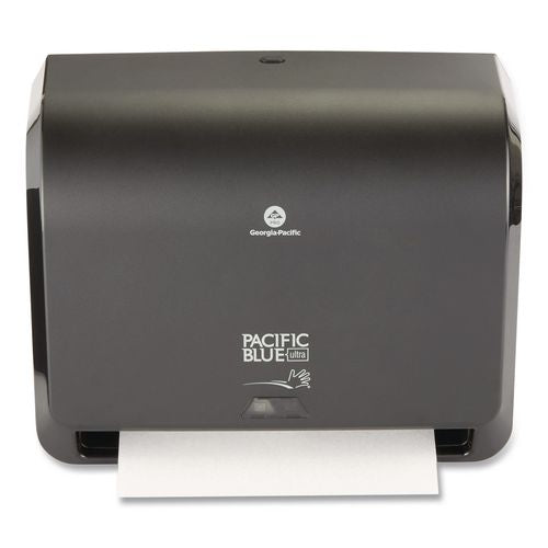 Image of Georgia Pacific® Professional 54518 Pacific Blue Ultra Mini Paper Towel Dispenser, 14.56 X 7.38 X 11.56, Black