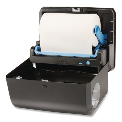 Image of Georgia Pacific® Professional 54518 Pacific Blue Ultra Mini Paper Towel Dispenser, 14.56 X 7.38 X 11.56, Black