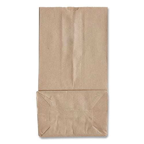 Image of Ross & Wallace Paper Products 100301500PK/BL Grocery Paper Bags, 1# Size, 30# Basis Weight, 3.5" x 2.25" x 6.63", Kraft, 500/Bundle