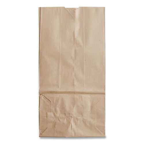 Image of Ross & Wallace Paper Products 100320500PK/BL Grocery Paper Bags, 20# Size, 40# Basis Weight, 8.25" x 5.25" x 16.13", Kraft, 500/Bundle